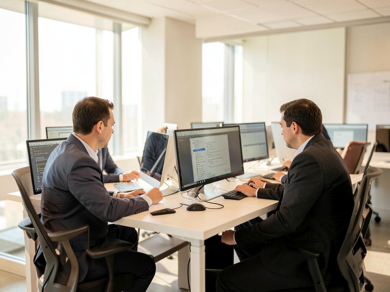 Modernes Softwareteam in einem datenorientierten Arbeitsumfeld